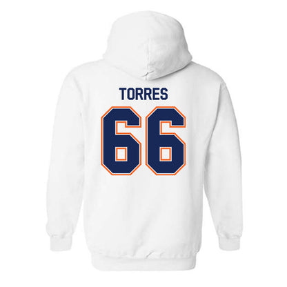 FPU - NCAA Baseball : Rogelio Torres - Classic Shersey Hooded Sweatshirt-1