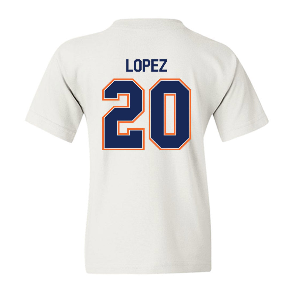 FPU - NCAA Men's Soccer : Bryan Lopez - Classic Shersey Youth T-Shirt-1