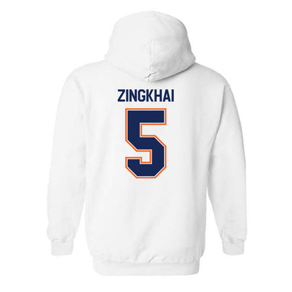 FPU - NCAA Men's Soccer : Wungsem Zingkhai - Classic Shersey Hooded Sweatshirt-1