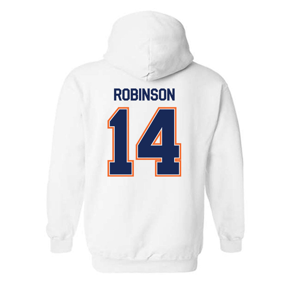 FPU - NCAA Baseball : Vincent Robinson - Classic Shersey Hooded Sweatshirt-1