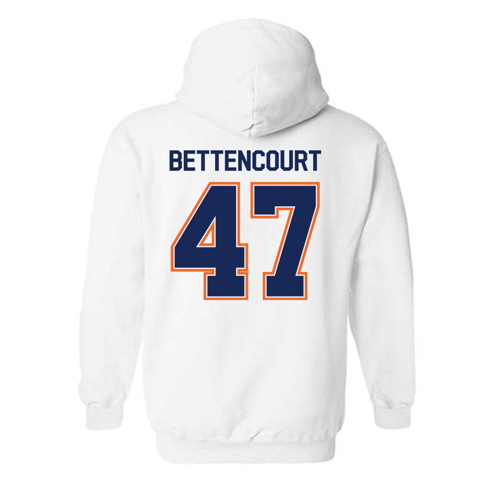 FPU - NCAA Baseball : Matt Bettencourt - Classic Shersey Hooded Sweatshirt-1