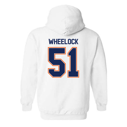 FPU - NCAA Baseball : Titus Wheelock - Classic Shersey Hooded Sweatshirt-1