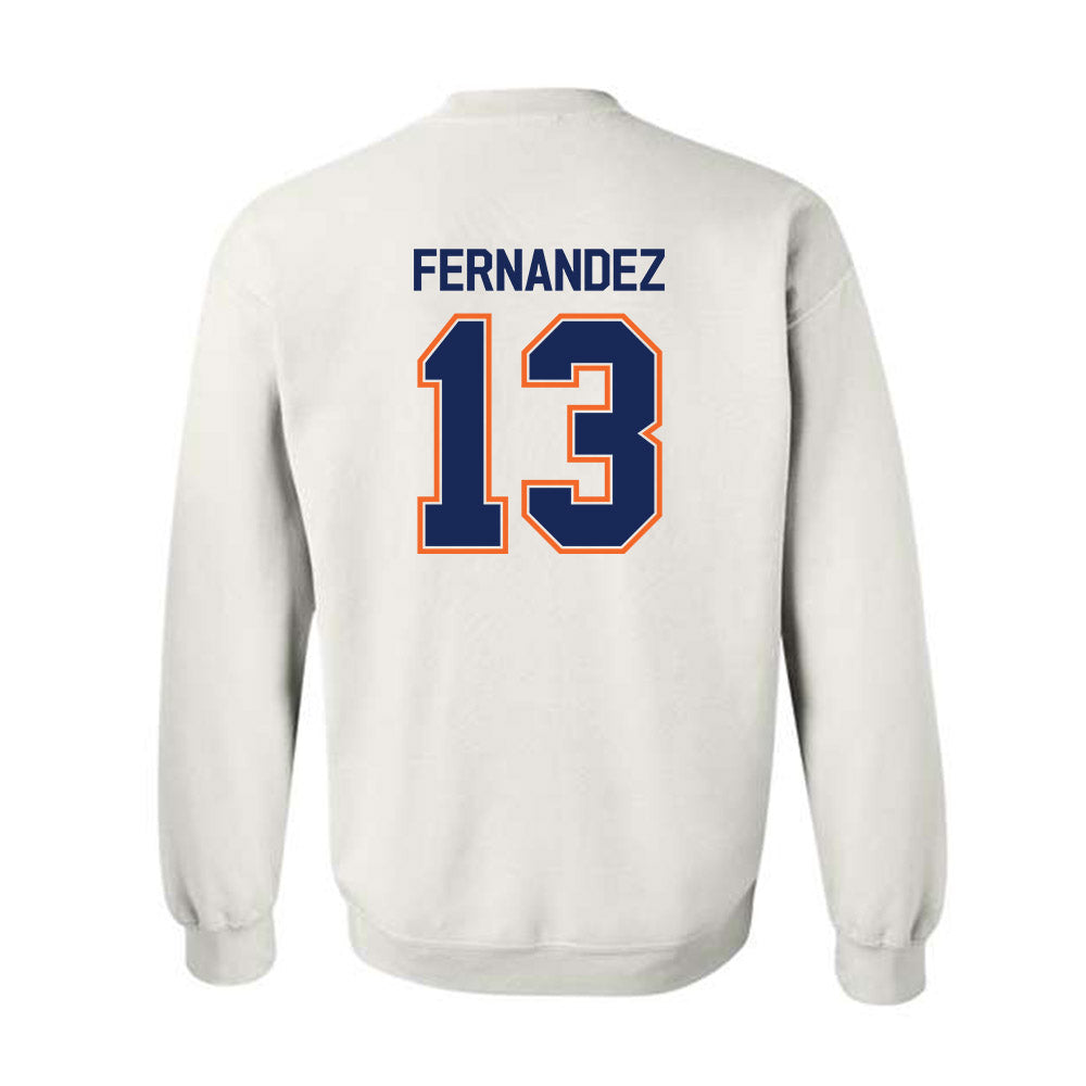 FPU - NCAA Men's Soccer : LJ Fernandez - Classic Shersey Crewneck Sweatshirt-1