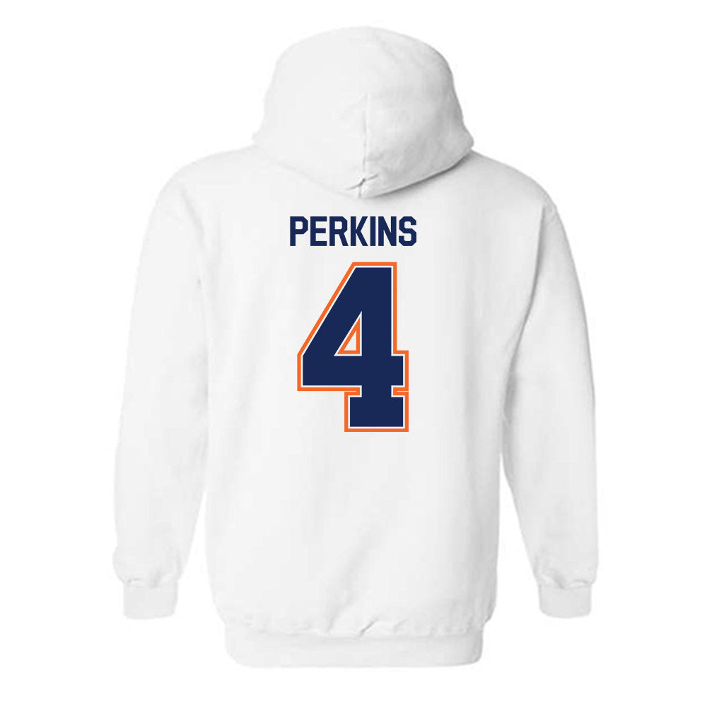 FPU - NCAA Baseball : Garrett Perkins - Classic Shersey Hooded Sweatshirt-1