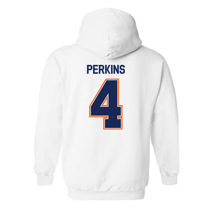 FPU - NCAA Baseball : Garrett Perkins - Classic Shersey Hooded Sweatshirt-1