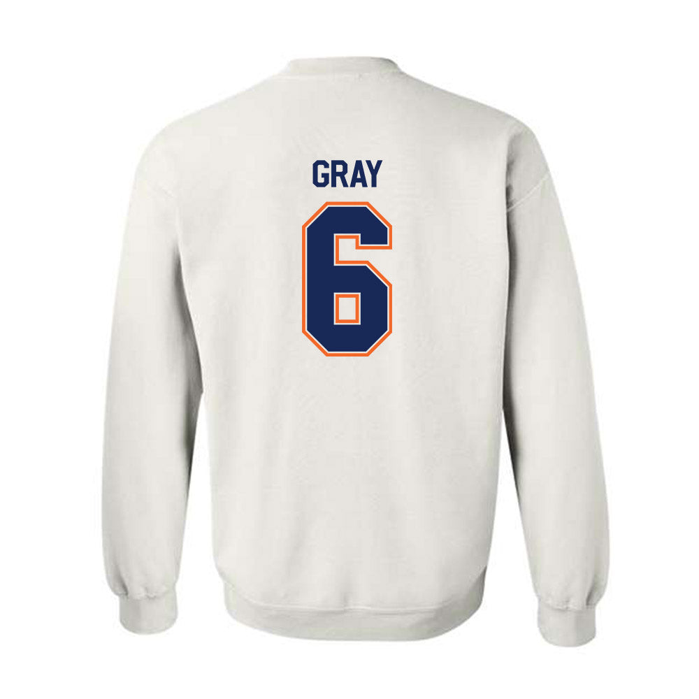 FPU - NCAA Men's Water Polo : Forrest Gray - Classic Shersey Crewneck Sweatshirt-1