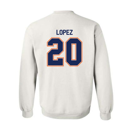 FPU - NCAA Men's Soccer : Bryan Lopez - Classic Shersey Crewneck Sweatshirt-1