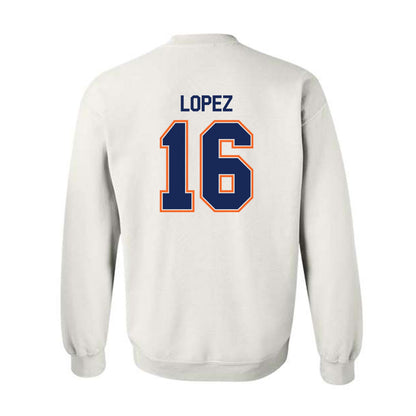 FPU - NCAA Men's Soccer : Brandon Lopez - Classic Shersey Crewneck Sweatshirt-1