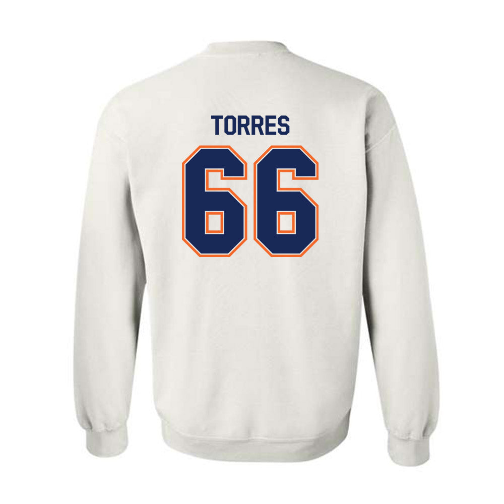 FPU - NCAA Baseball : Rogelio Torres - Classic Shersey Crewneck Sweatshirt-1