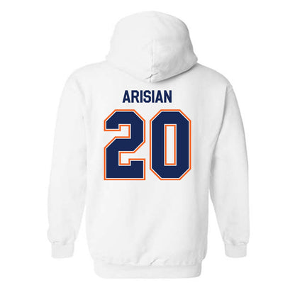 FPU - NCAA Men's Basketball : Arman Arisian - Classic Shersey Hooded Sweatshirt-1