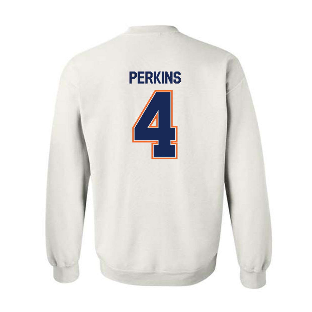 FPU - NCAA Baseball : Garrett Perkins - Classic Shersey Crewneck Sweatshirt-1