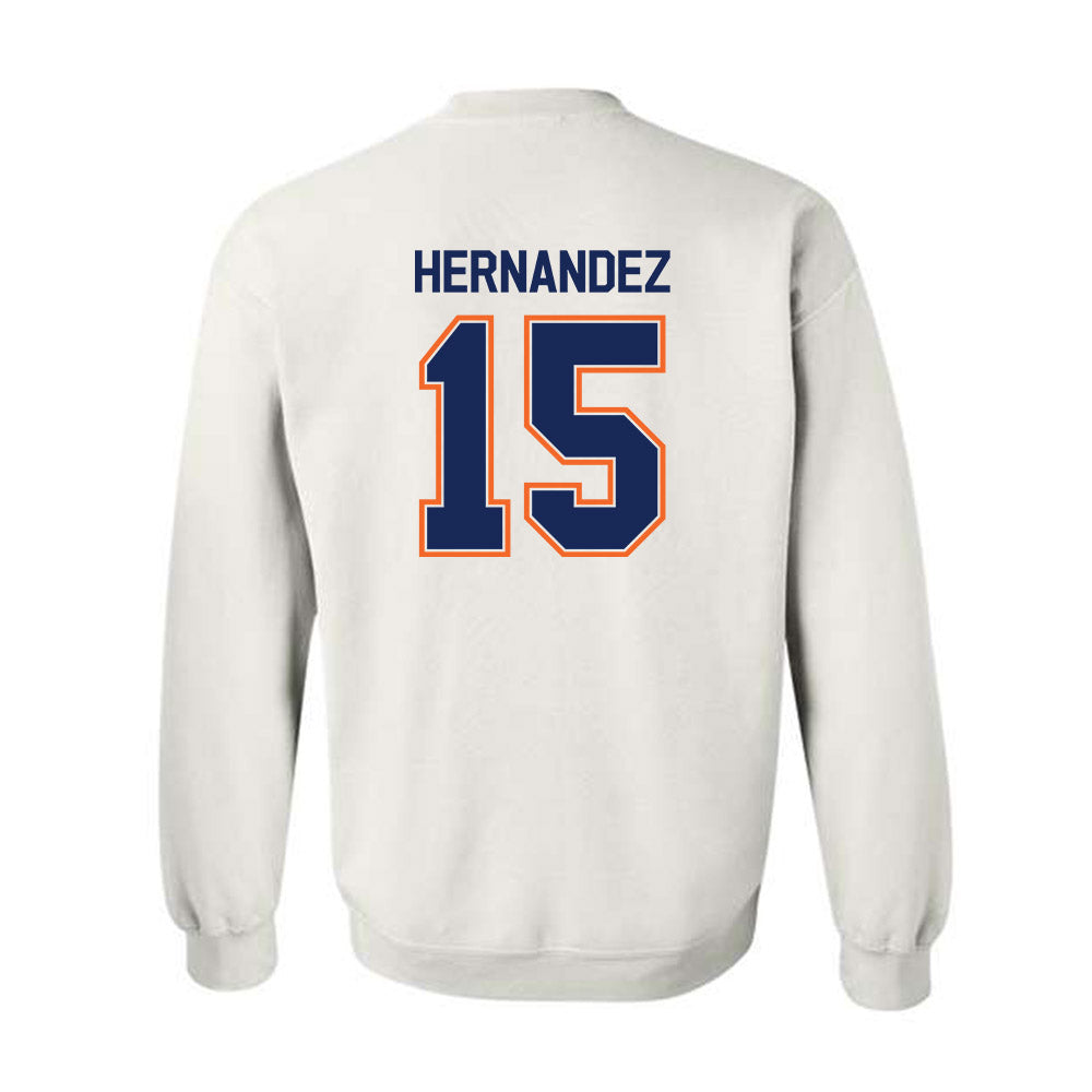 FPU - NCAA Women's Soccer : Karyme Hernandez - Classic Shersey Crewneck Sweatshirt-1