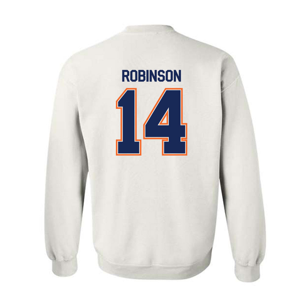 FPU - NCAA Baseball : Vincent Robinson - Classic Shersey Crewneck Sweatshirt-1