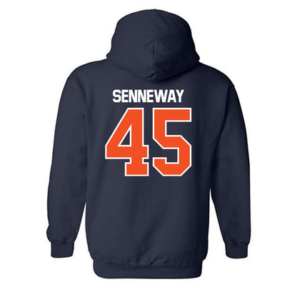 FPU - NCAA Baseball : Dylan Senneway - Classic Shersey Hooded Sweatshirt-1