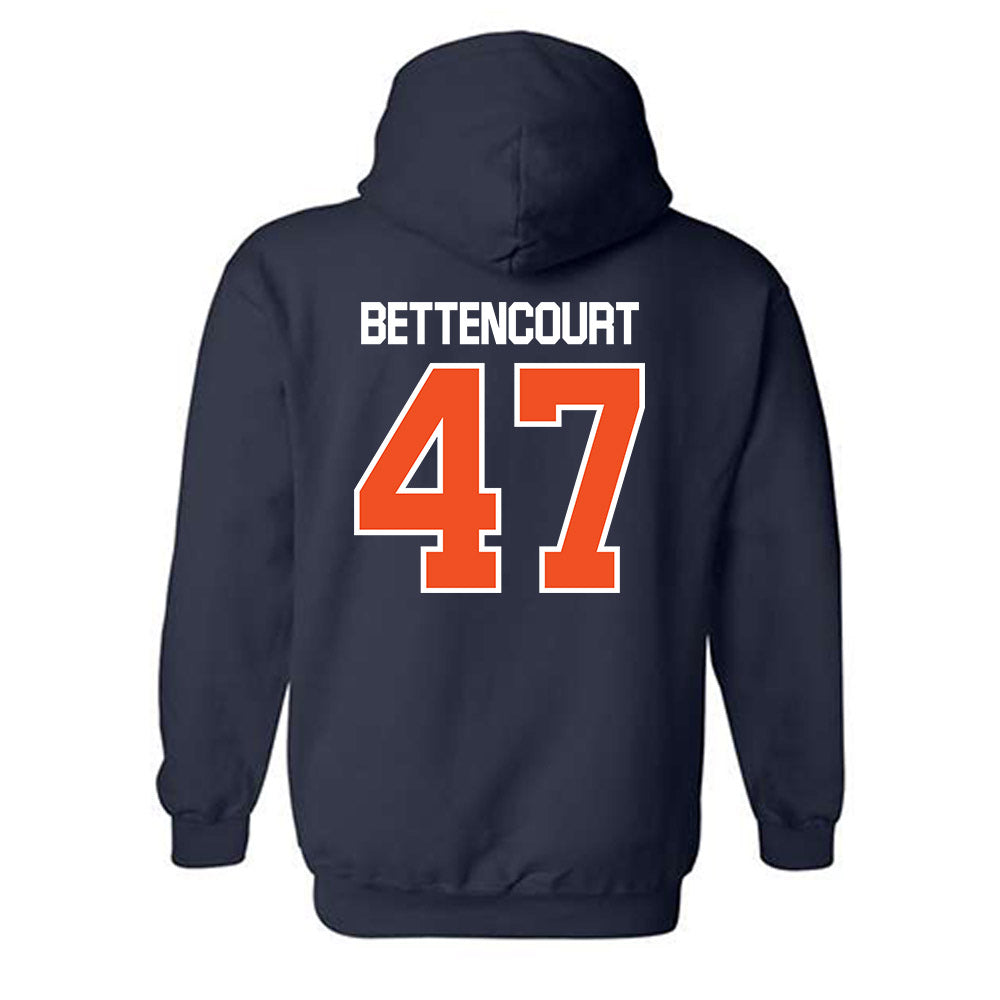 FPU - NCAA Baseball : Matt Bettencourt - Classic Shersey Hooded Sweatshirt-1