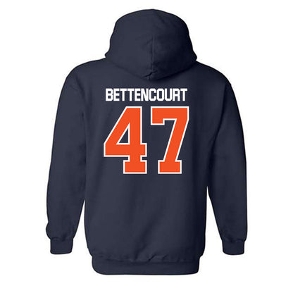 FPU - NCAA Baseball : Matt Bettencourt - Classic Shersey Hooded Sweatshirt-1
