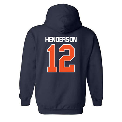 FPU - NCAA Baseball : Gabe Henderson - Classic Shersey Hooded Sweatshirt-1