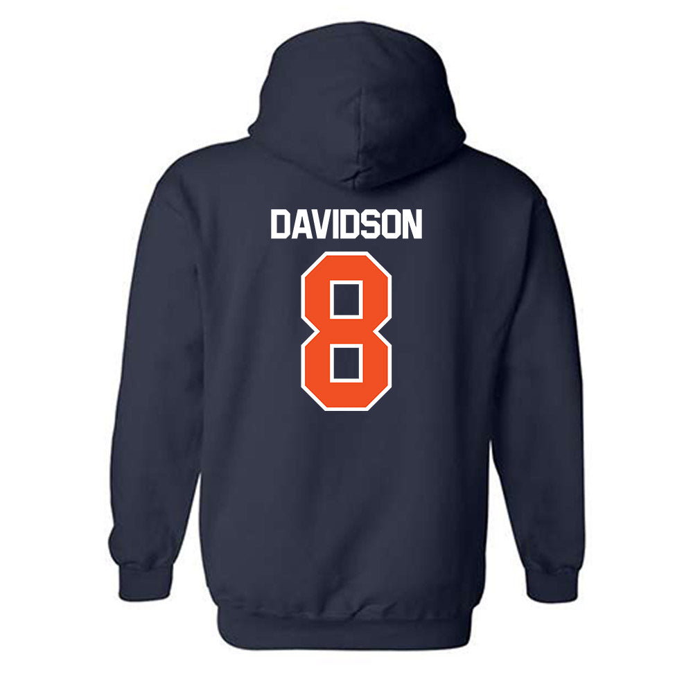 FPU - NCAA Men's Basketball : Nick Davidson - Classic Shersey Hooded Sweatshirt-1