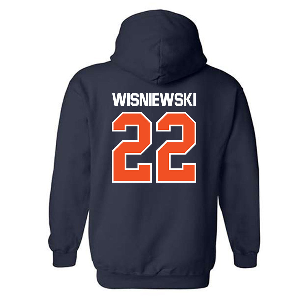 FPU - NCAA Women's Basketball : Nina Wisniewski - Classic Shersey Hooded Sweatshirt-1