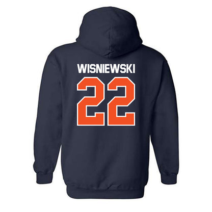 FPU - NCAA Women's Basketball : Nina Wisniewski - Classic Shersey Hooded Sweatshirt-1