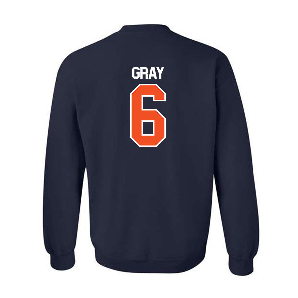 FPU - NCAA Men's Water Polo : Forrest Gray - Classic Shersey Crewneck Sweatshirt-1