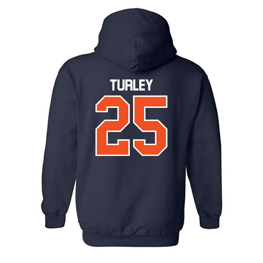 FPU - NCAA Baseball : Jake Turley - Classic Shersey Hooded Sweatshirt-1