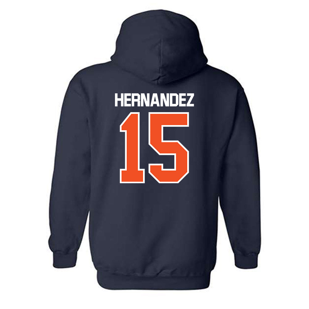 FPU - NCAA Women's Soccer : Karyme Hernandez - Classic Shersey Hooded Sweatshirt-1