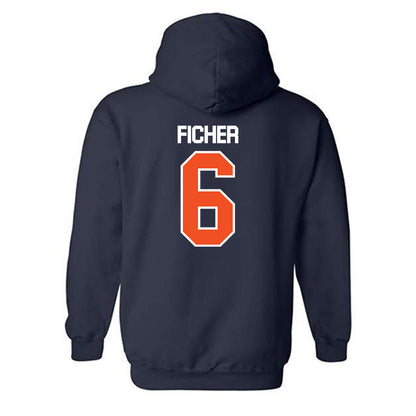 FPU - NCAA Men's Basketball : Malachi Ficher - Classic Shersey Hooded Sweatshirt-1