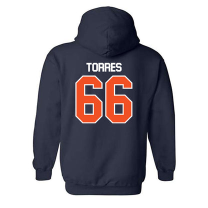 FPU - NCAA Baseball : Rogelio Torres - Classic Shersey Hooded Sweatshirt-1