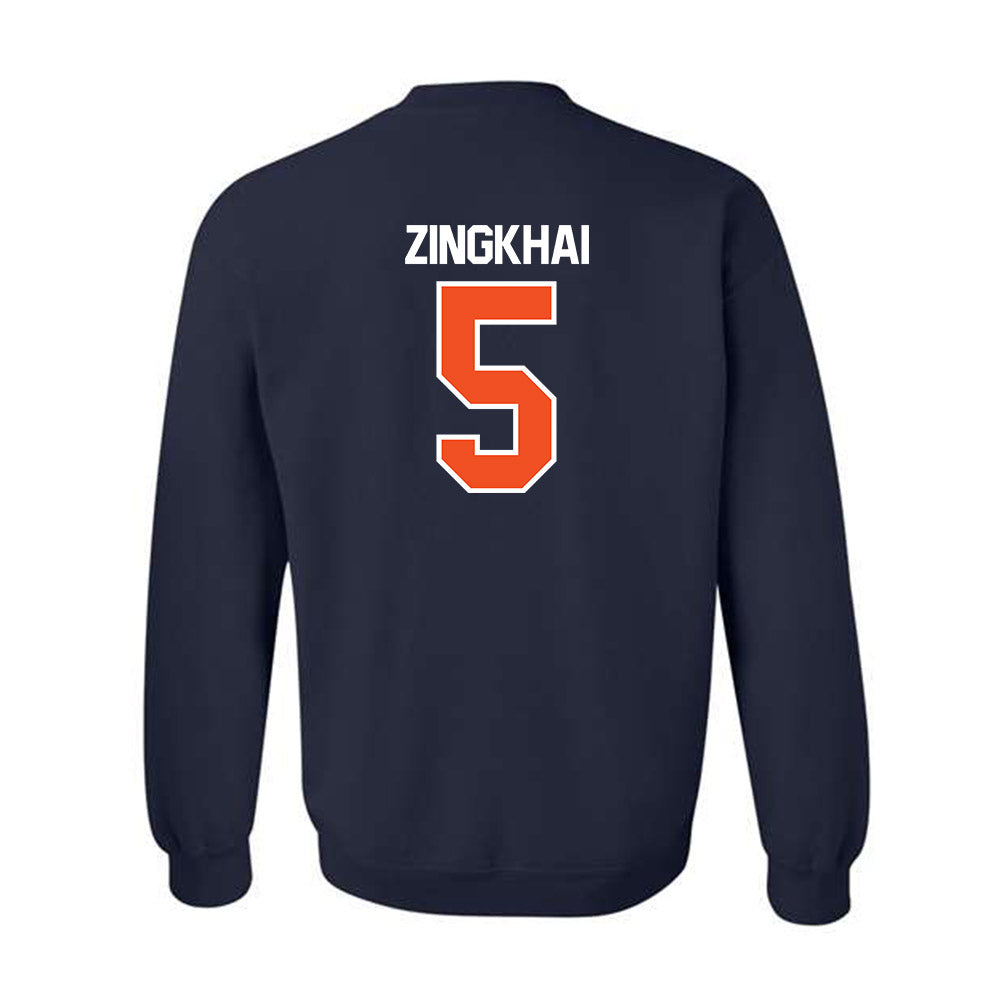 FPU - NCAA Men's Soccer : Wungsem Zingkhai - Classic Shersey Crewneck Sweatshirt-1