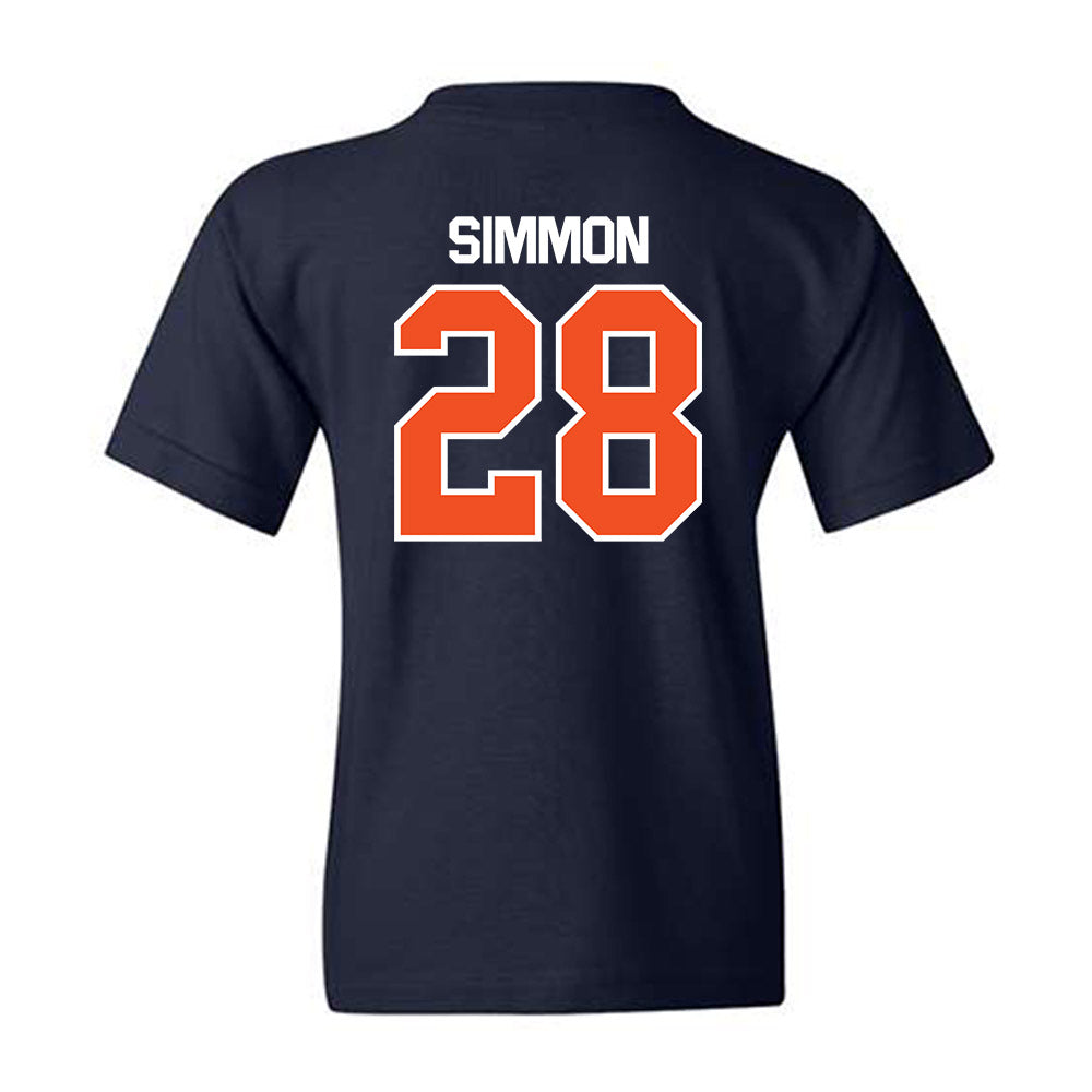 FPU - NCAA Baseball : Zach Simmon - Classic Shersey Youth T-Shirt-1