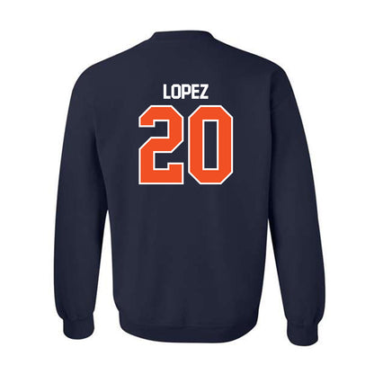 FPU - NCAA Men's Soccer : Bryan Lopez - Classic Shersey Crewneck Sweatshirt-1