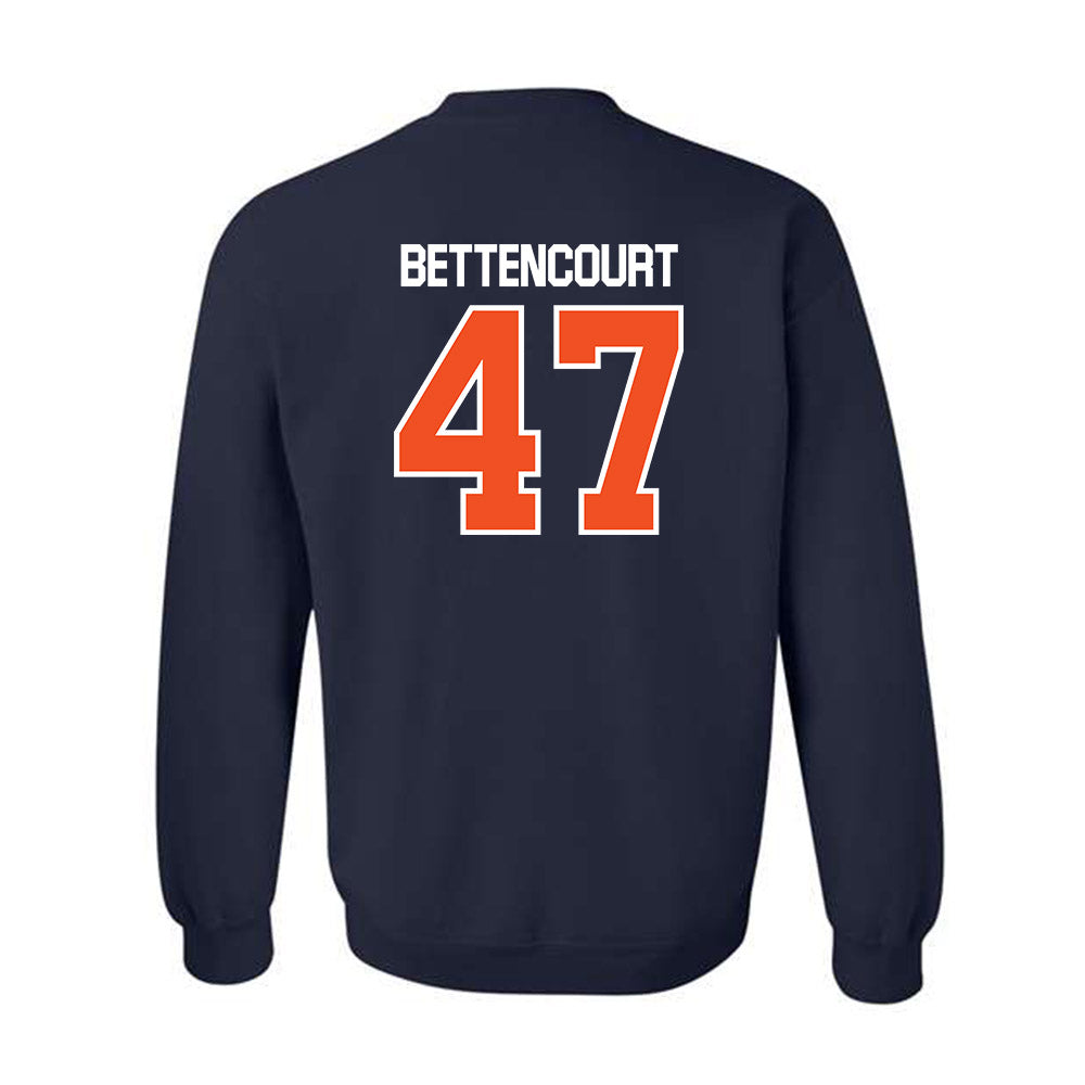 FPU - NCAA Baseball : Matt Bettencourt - Classic Shersey Crewneck Sweatshirt-1