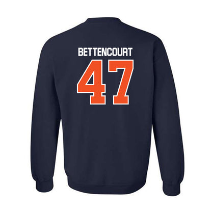 FPU - NCAA Baseball : Matt Bettencourt - Classic Shersey Crewneck Sweatshirt-1