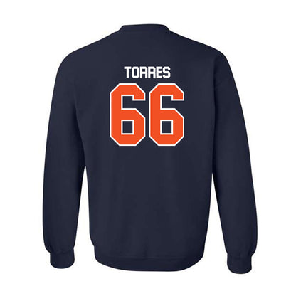 FPU - NCAA Baseball : Rogelio Torres - Classic Shersey Crewneck Sweatshirt-1