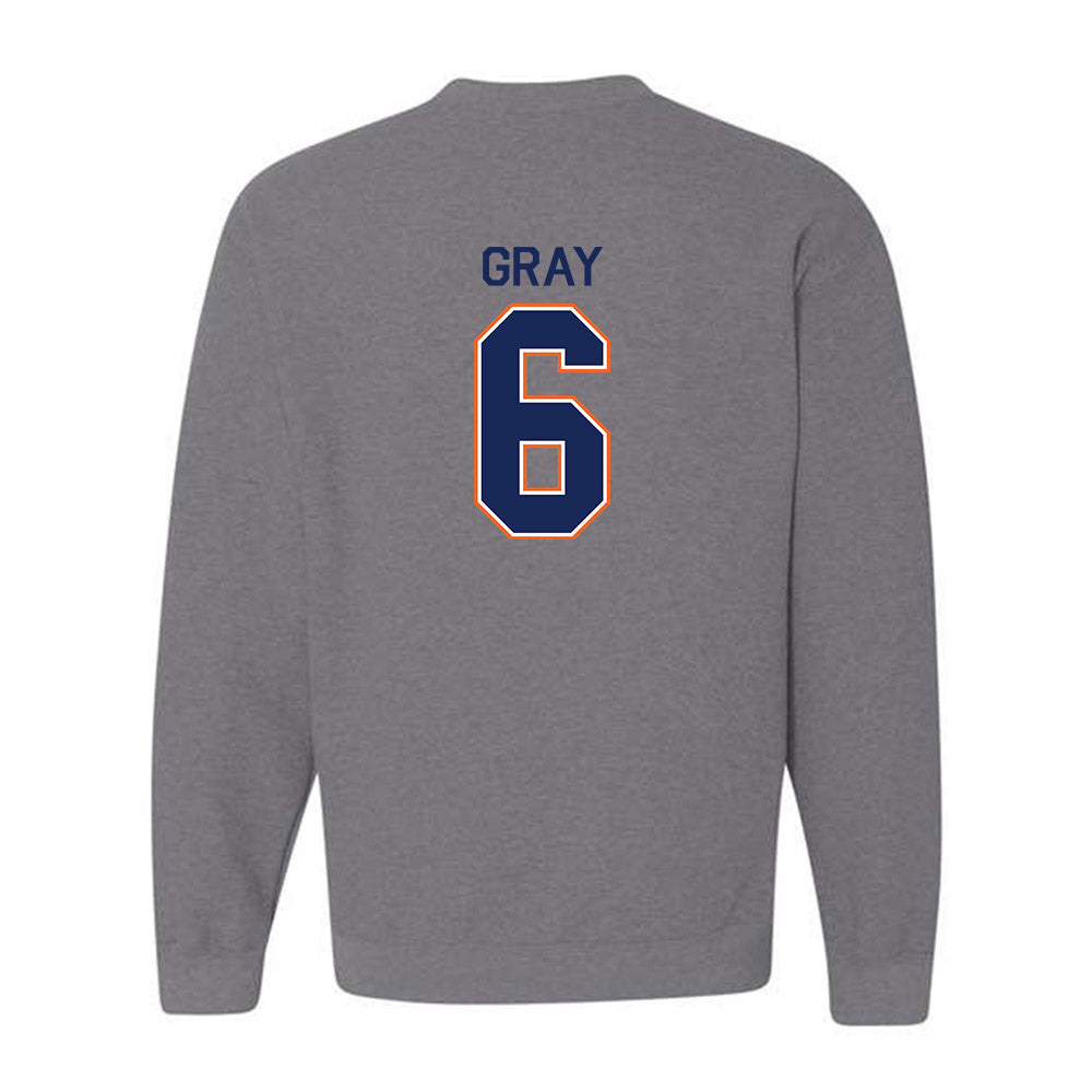 FPU - NCAA Men's Water Polo : Forrest Gray - Classic Shersey Crewneck Sweatshirt-1