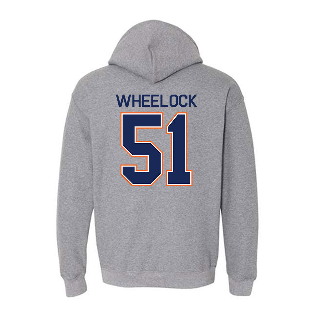 FPU - NCAA Baseball : Titus Wheelock - Classic Shersey Hooded Sweatshirt-1