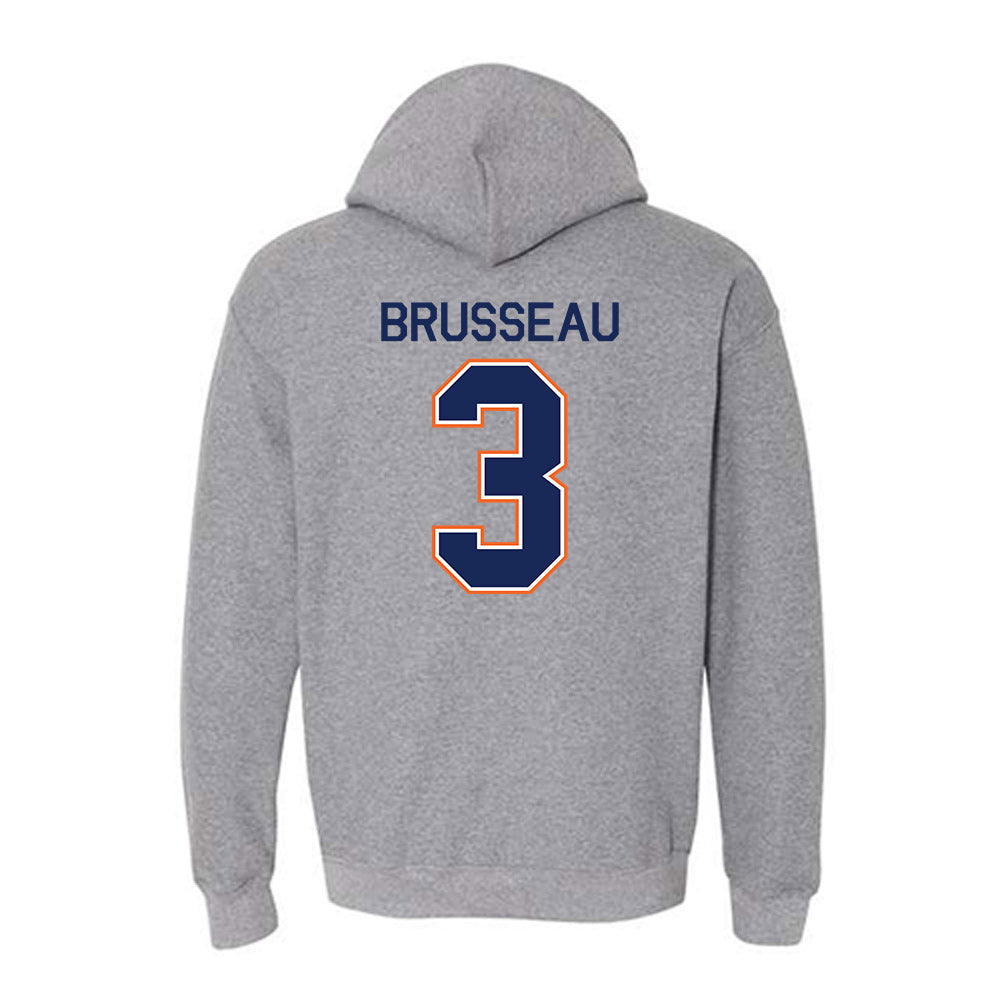 FPU - NCAA Men's Soccer : Beau Brusseau - Classic Shersey Hooded Sweatshirt-1