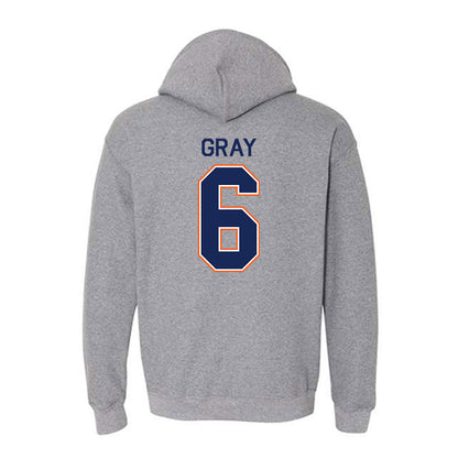 FPU - NCAA Men's Water Polo : Forrest Gray - Classic Shersey Hooded Sweatshirt-1