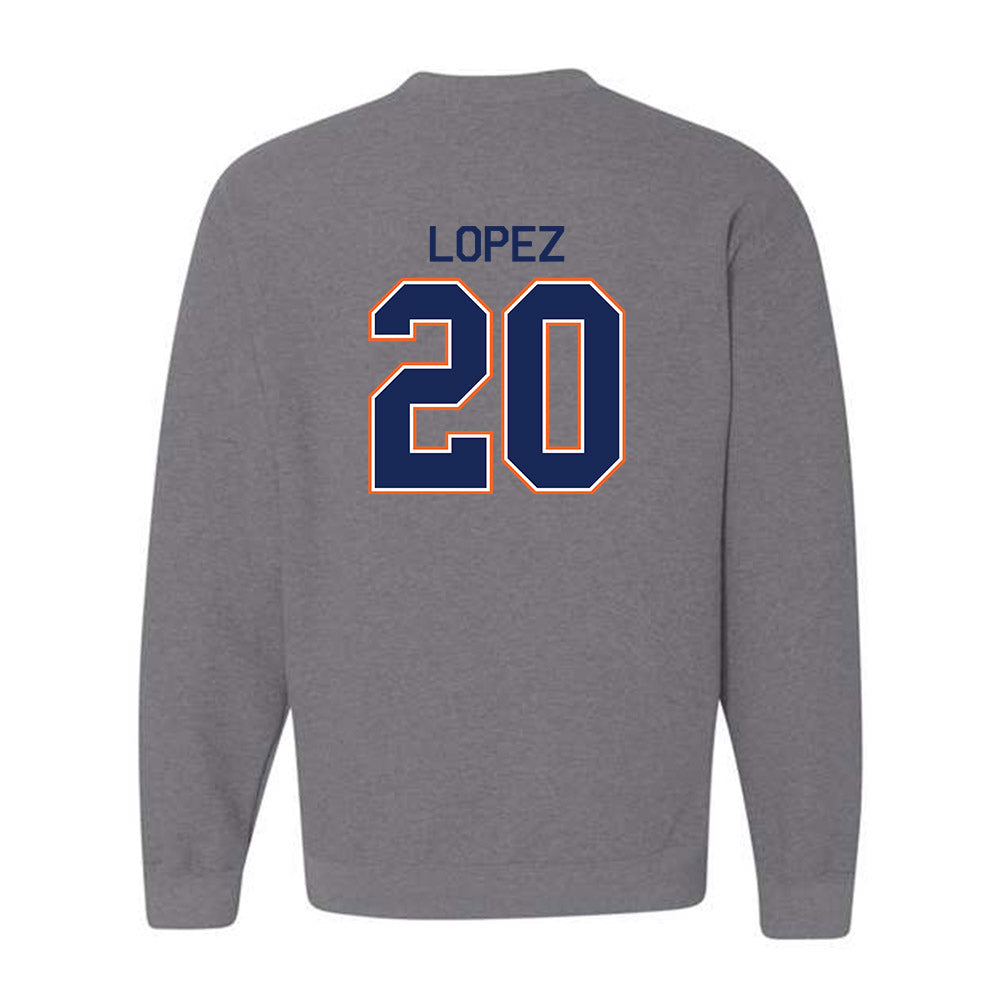 FPU - NCAA Men's Soccer : Bryan Lopez - Classic Shersey Crewneck Sweatshirt-1