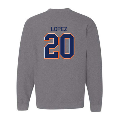 FPU - NCAA Men's Soccer : Bryan Lopez - Classic Shersey Crewneck Sweatshirt-1