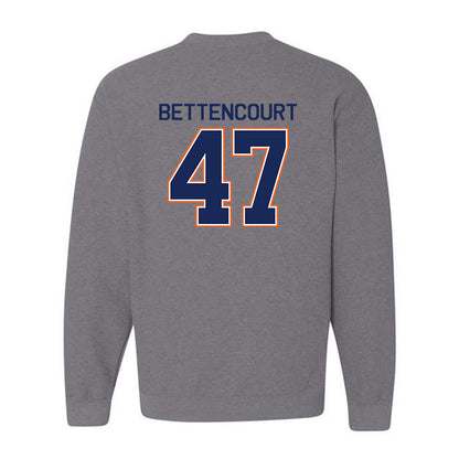 FPU - NCAA Baseball : Matt Bettencourt - Classic Shersey Crewneck Sweatshirt-1
