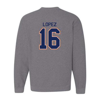 FPU - NCAA Men's Soccer : Brandon Lopez - Classic Shersey Crewneck Sweatshirt-1