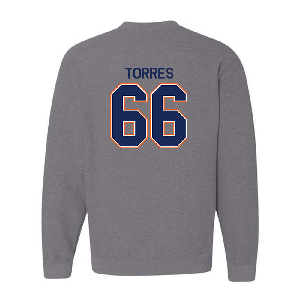 FPU - NCAA Baseball : Rogelio Torres - Classic Shersey Crewneck Sweatshirt-1