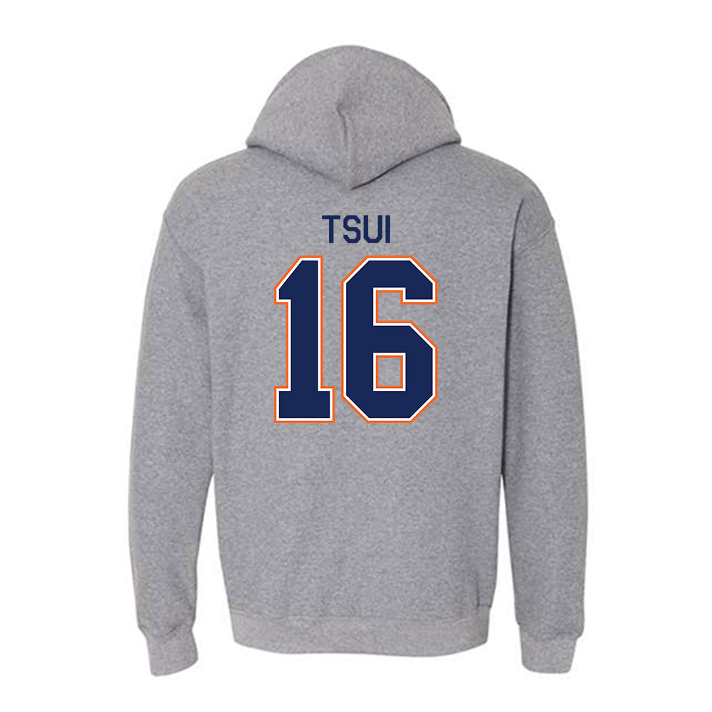 FPU - NCAA Baseball : Ethan Tsui - Classic Shersey Hooded Sweatshirt-1