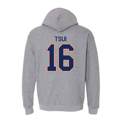 FPU - NCAA Baseball : Ethan Tsui - Classic Shersey Hooded Sweatshirt-1