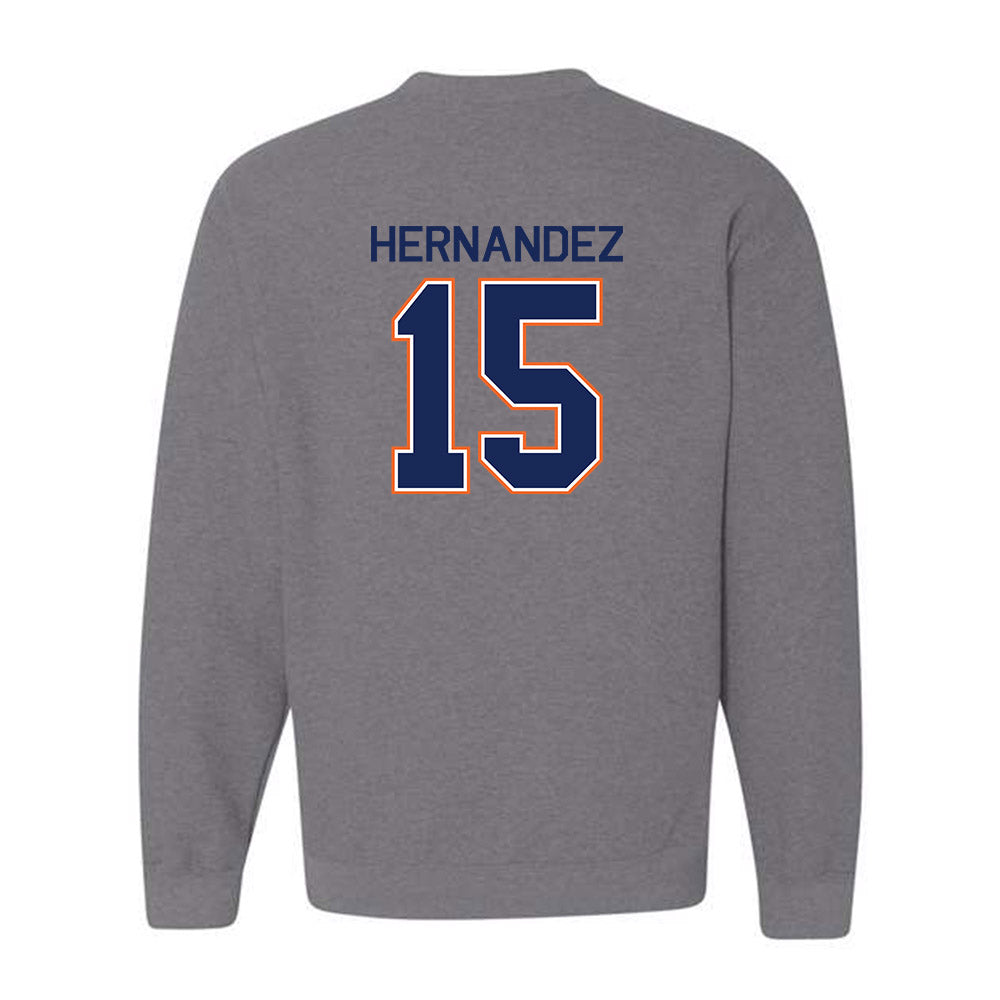 FPU - NCAA Women's Soccer : Karyme Hernandez - Classic Shersey Crewneck Sweatshirt-1