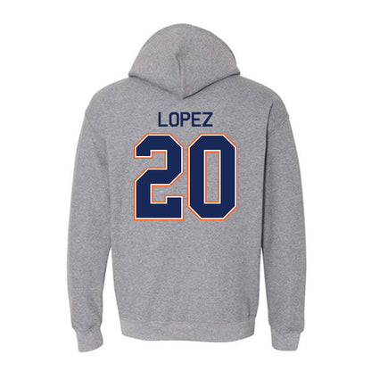 FPU - NCAA Men's Soccer : Bryan Lopez - Classic Shersey Hooded Sweatshirt-1