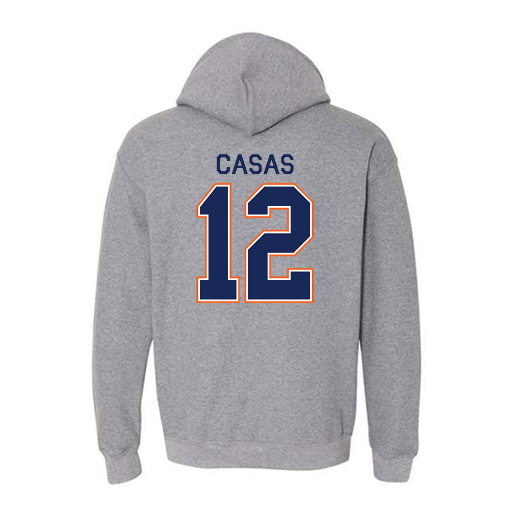 FPU - NCAA Women's Soccer : Krysta Casas - Classic Shersey Hooded Sweatshirt-1