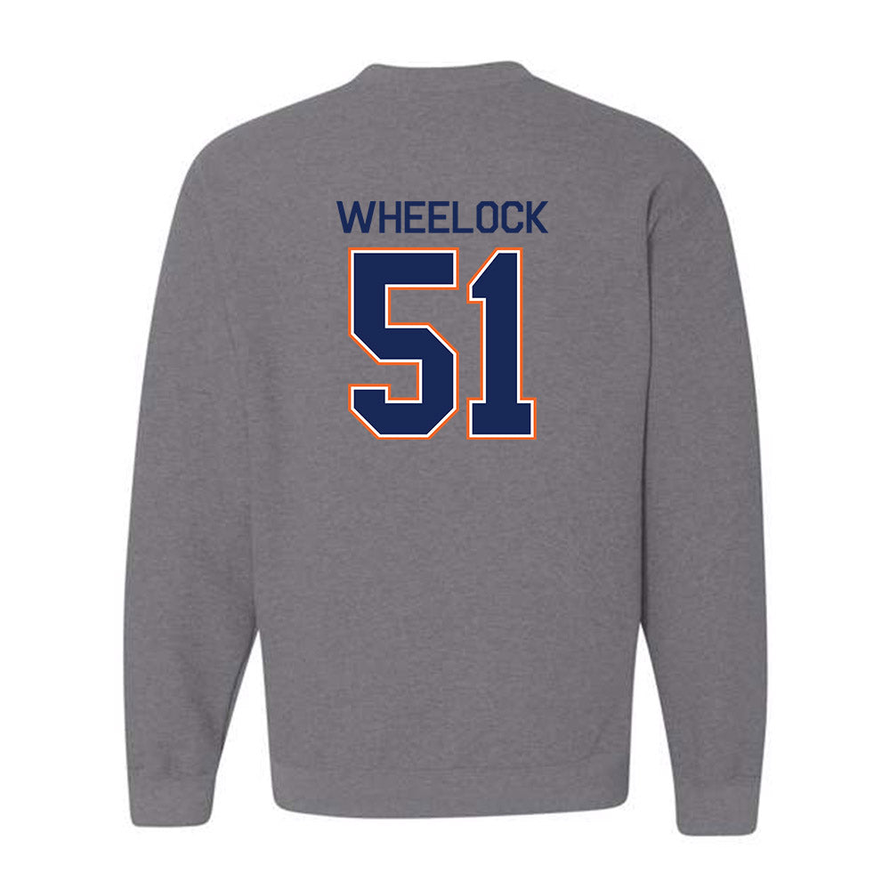 FPU - NCAA Baseball : Titus Wheelock - Classic Shersey Crewneck Sweatshirt-1